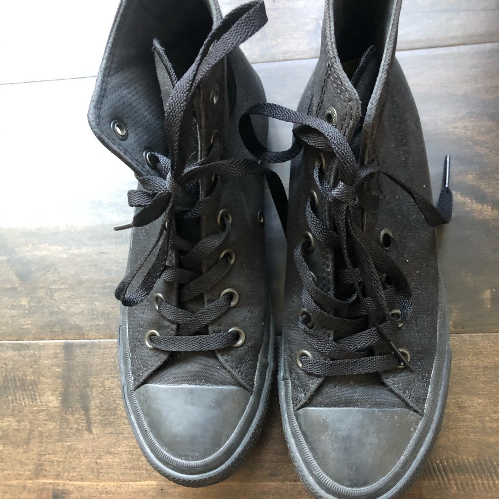 All Black Converse High Top